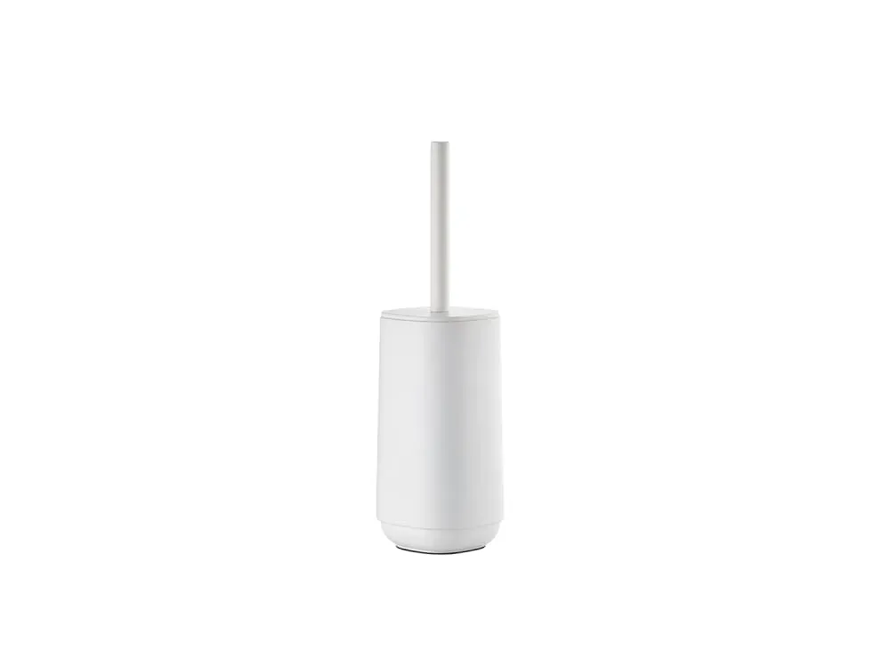 Brosse de toilette en béton blanc