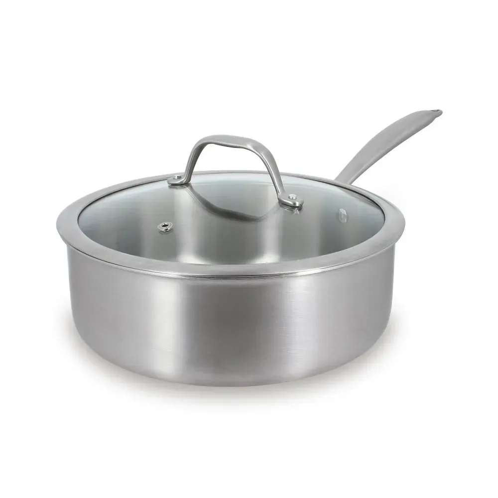 Sauteuse acier inoxydable 24 cm - fait en France - tous feux