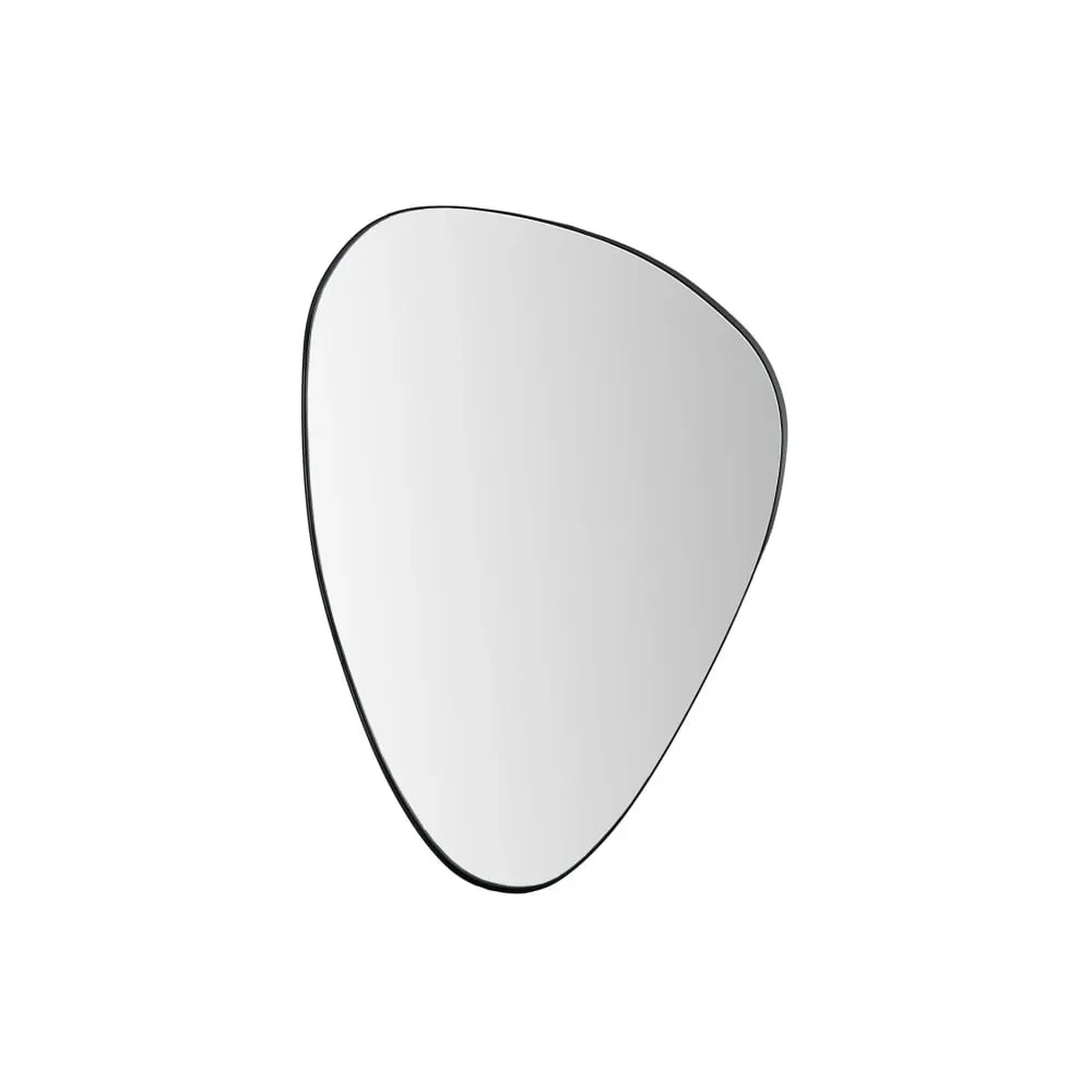 Miroir en fer noir  59x3x75 cm