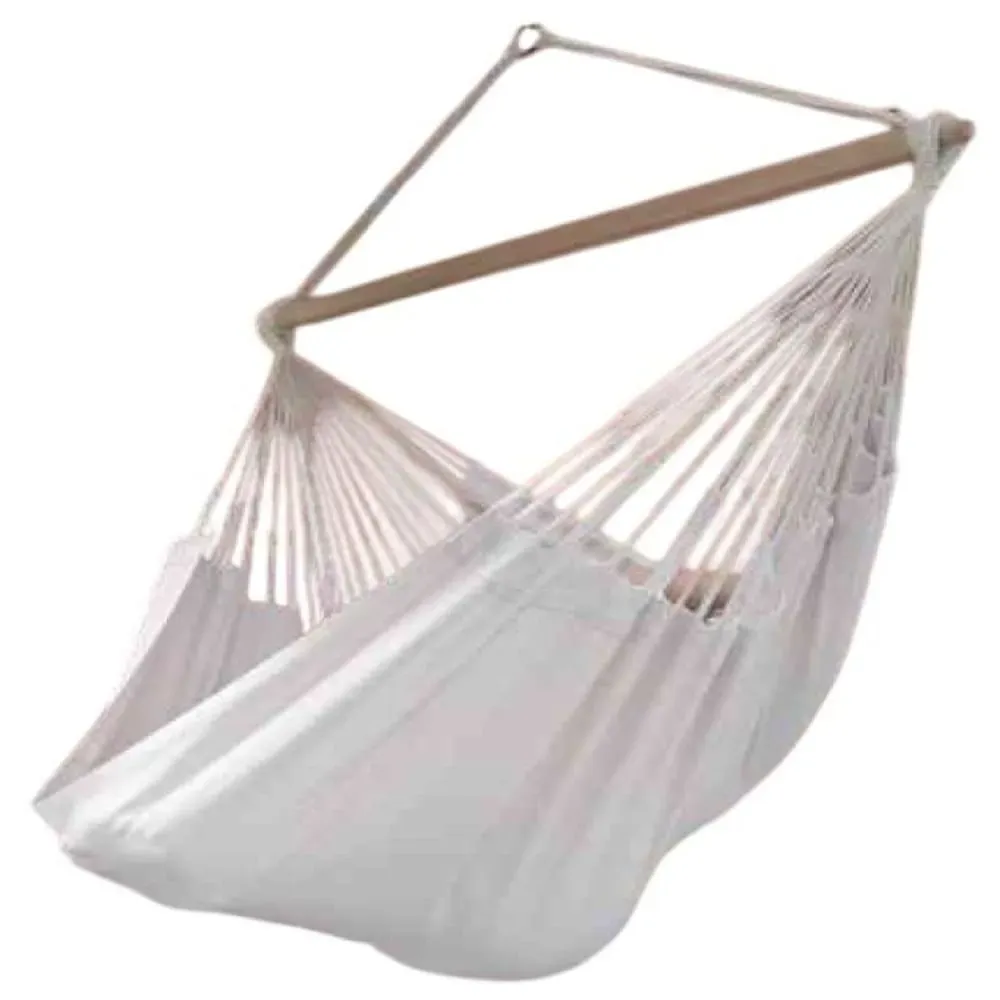 Hamac chaise XXL en coton écru