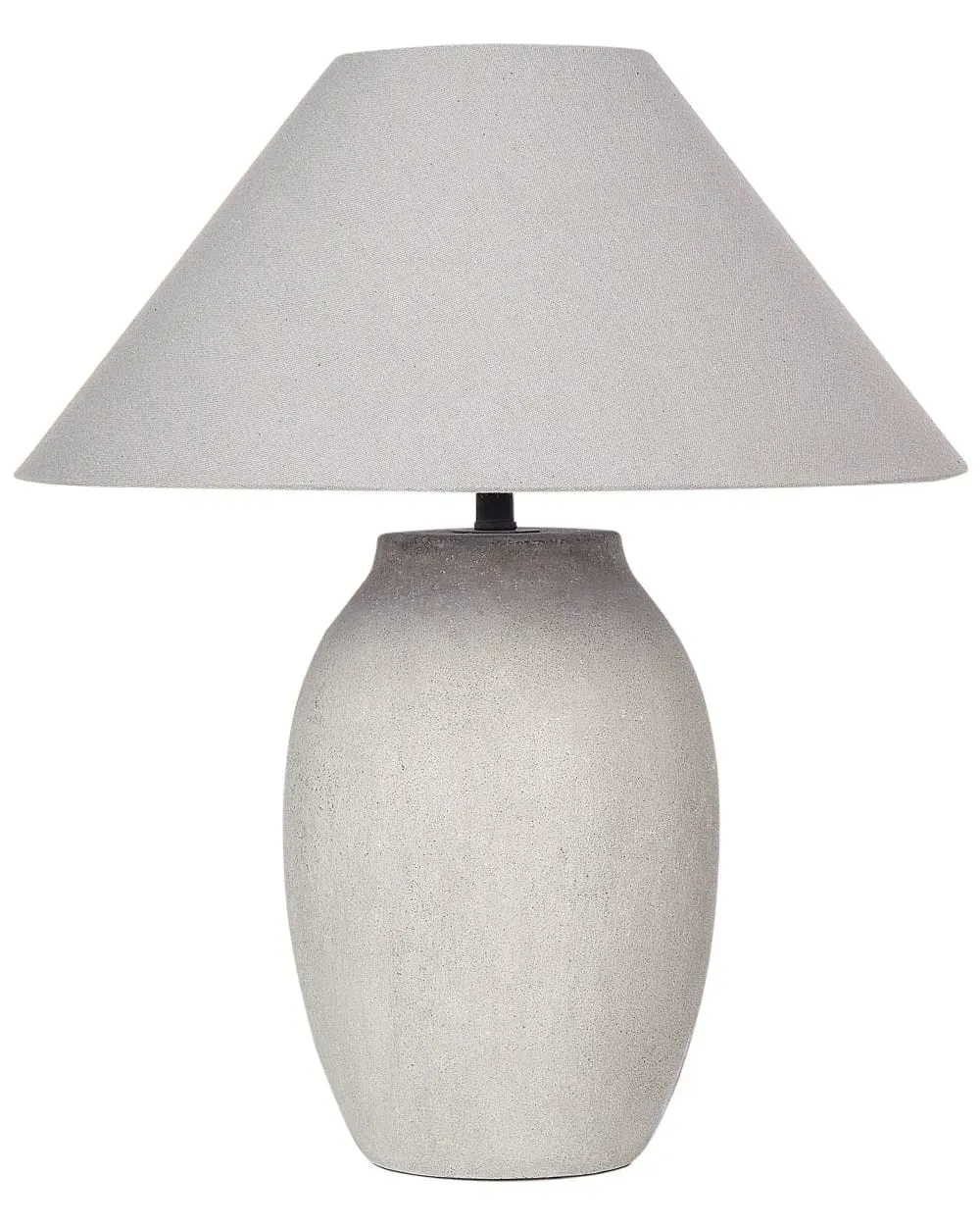 Lampe à poser céramique gris clair
