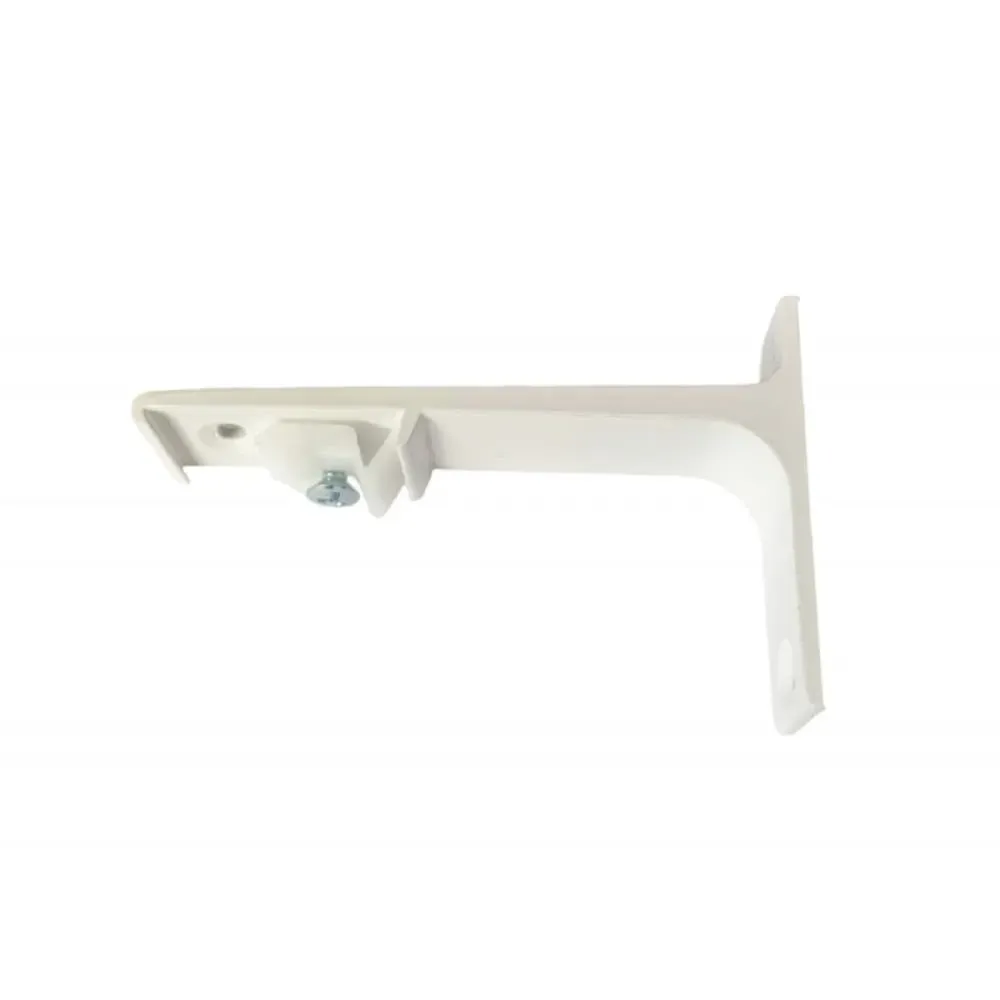 Support de fixation murale pour tringle rideau rail L 100 mm - Blanc
