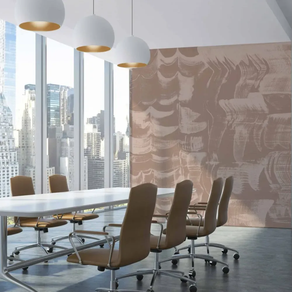 Papier peint panoramique graphique brun 300x250cm