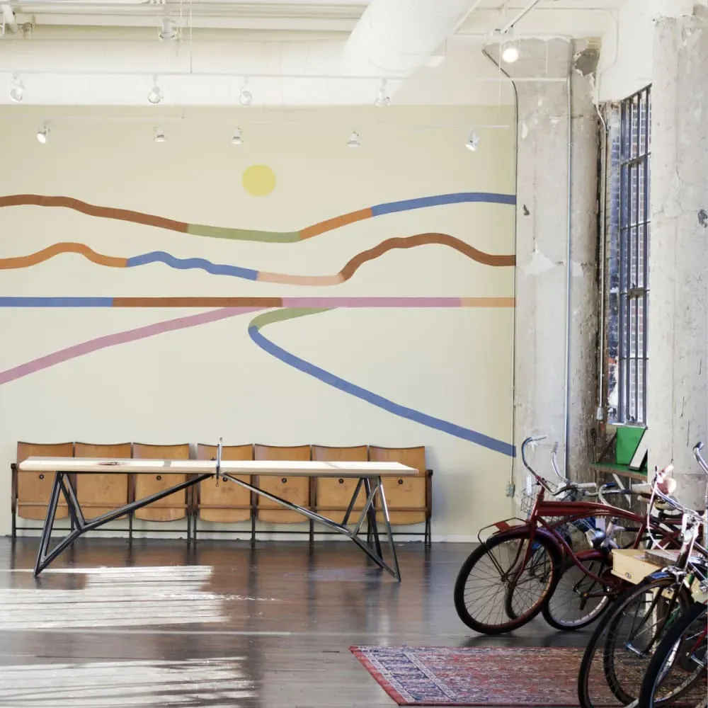 Papier peint panoramique horizon couleurs 450x250cm