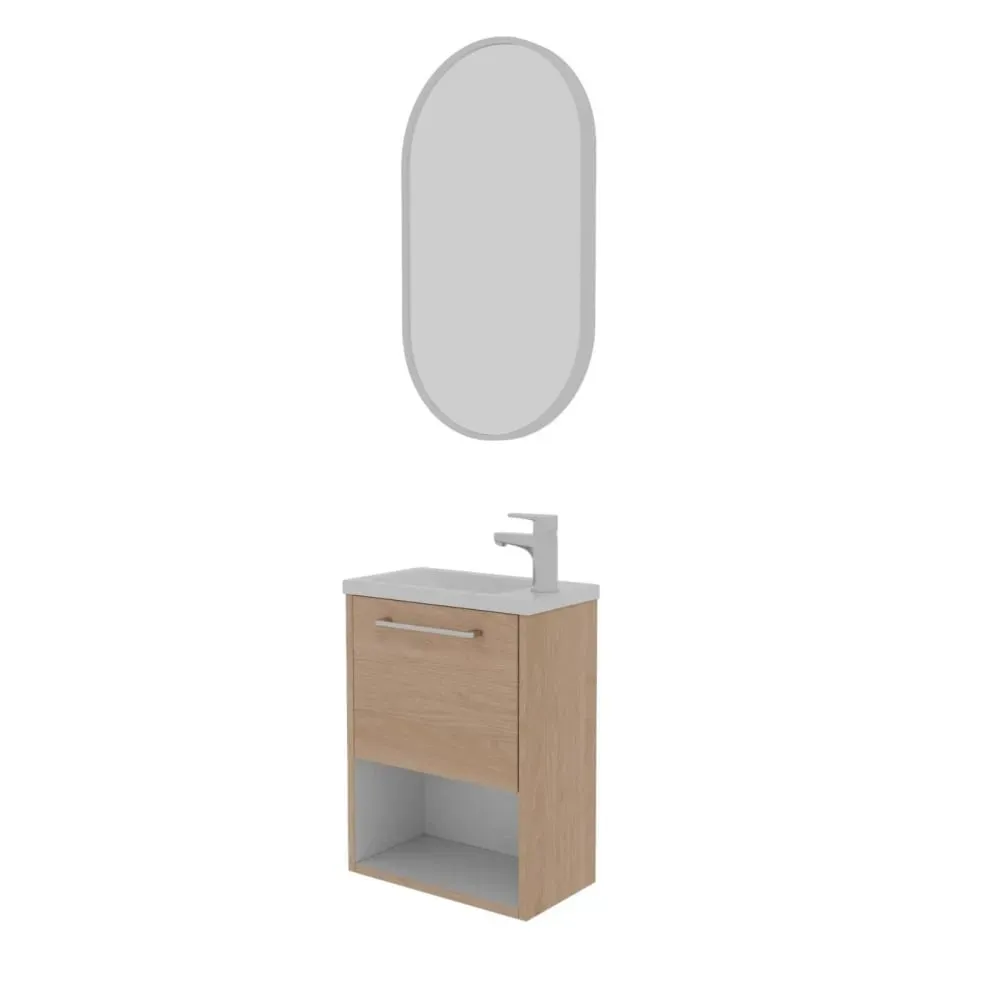 Ensemble meuble lave-mains + Miroir