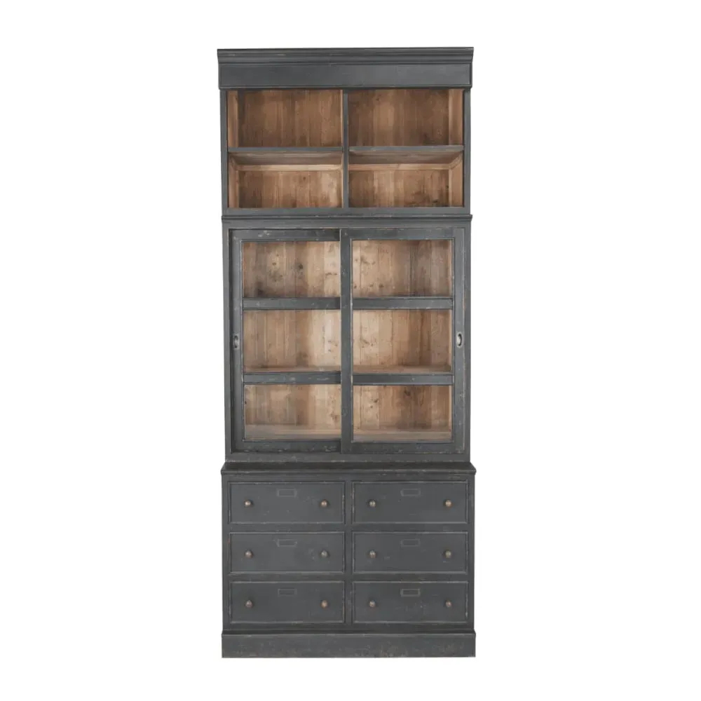 Bibliothèque en pin massif