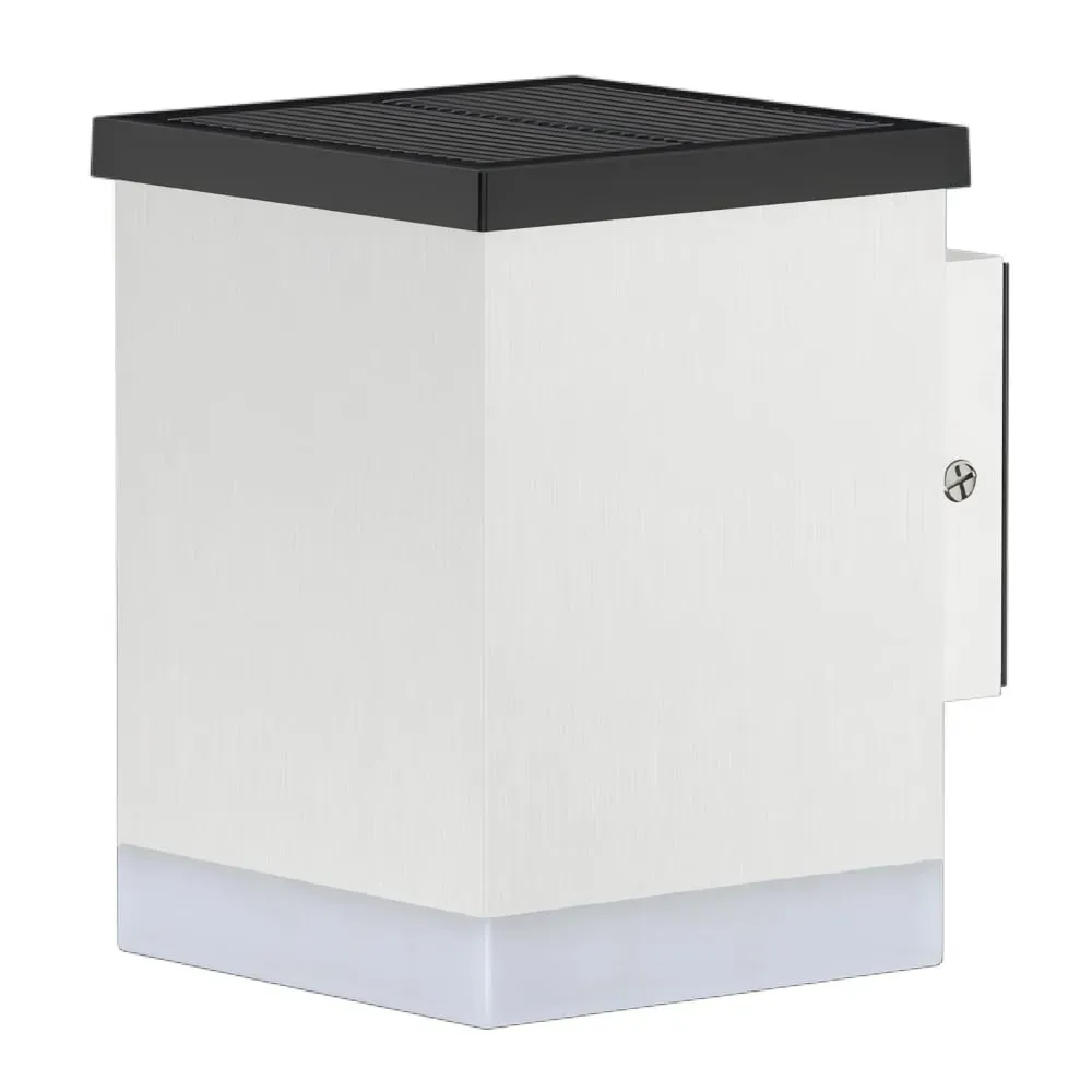 Applique murale solaire Acier Blanc 100LM