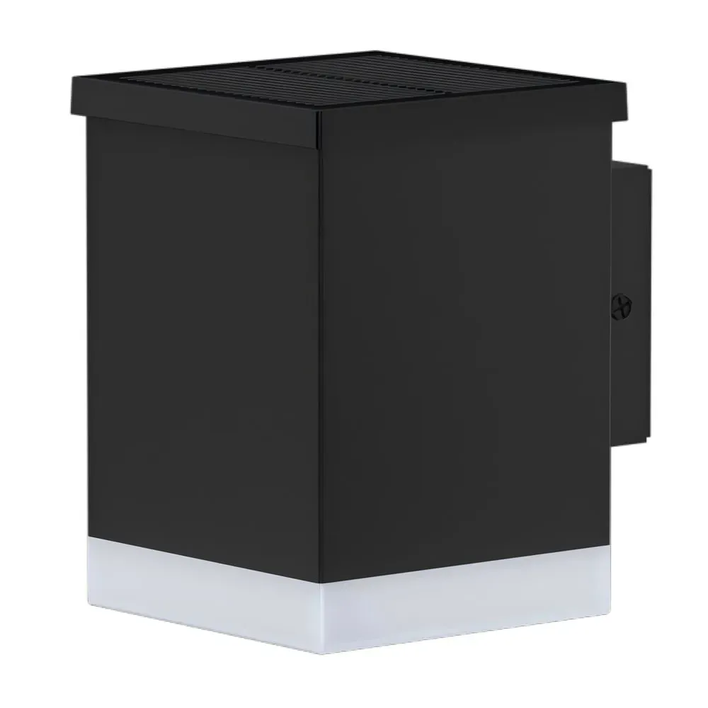 Applique murale solaire Acier Noir 100LM