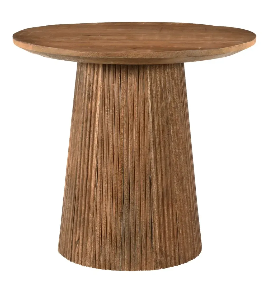 Table basse ronde D.50 cm en Manguier massif