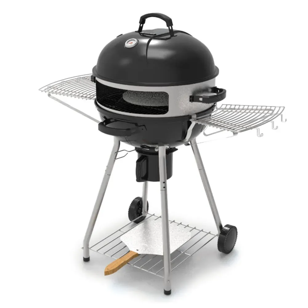 Barbecue au charbon + four à pizza