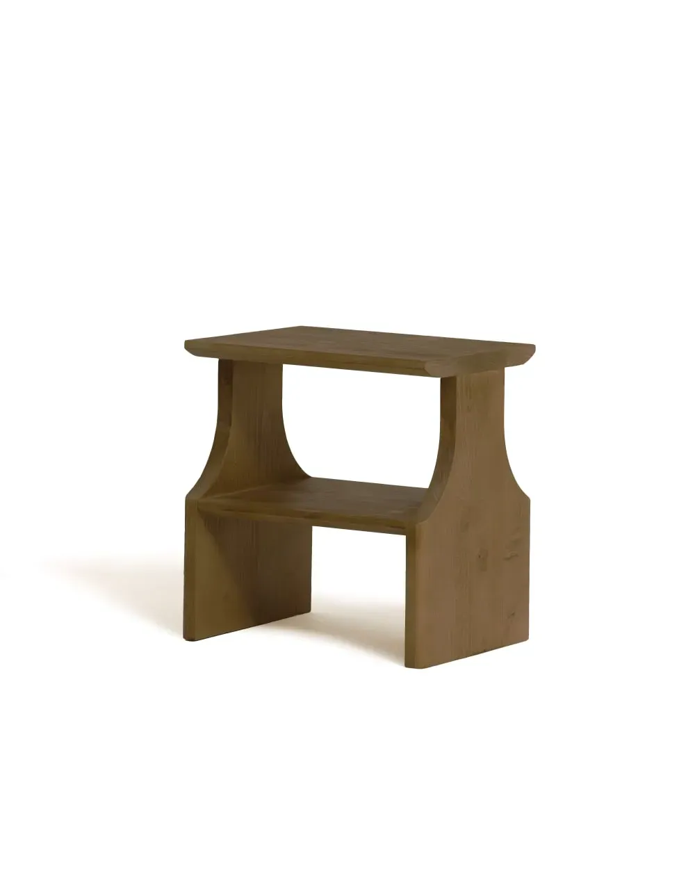 Tabouret en bois massif couleur brun