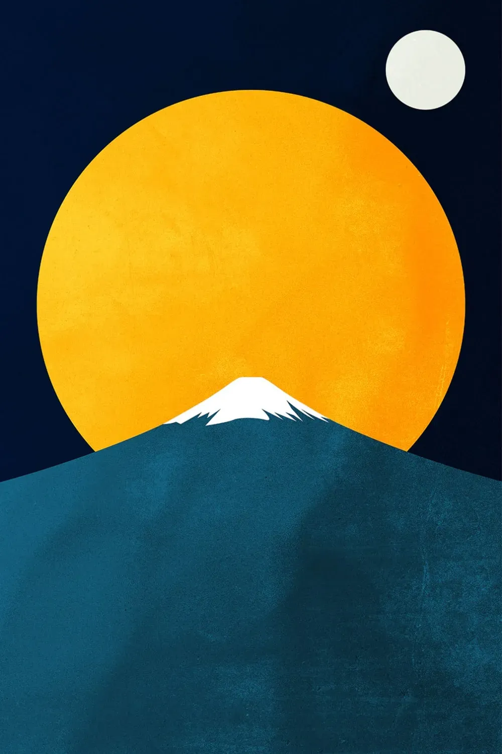 Tableau Himalaya de nuit imprimé sur toile 60x90 cm