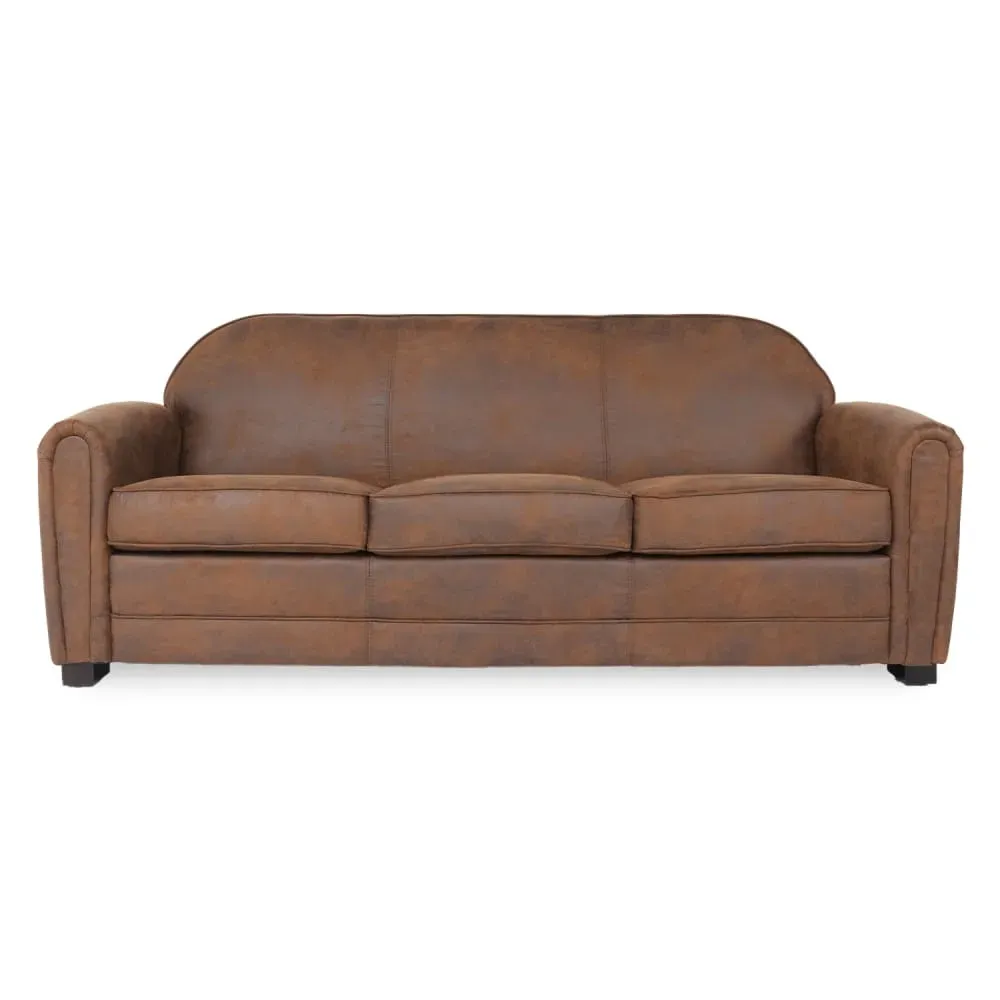 Canapé club 3 places vintage