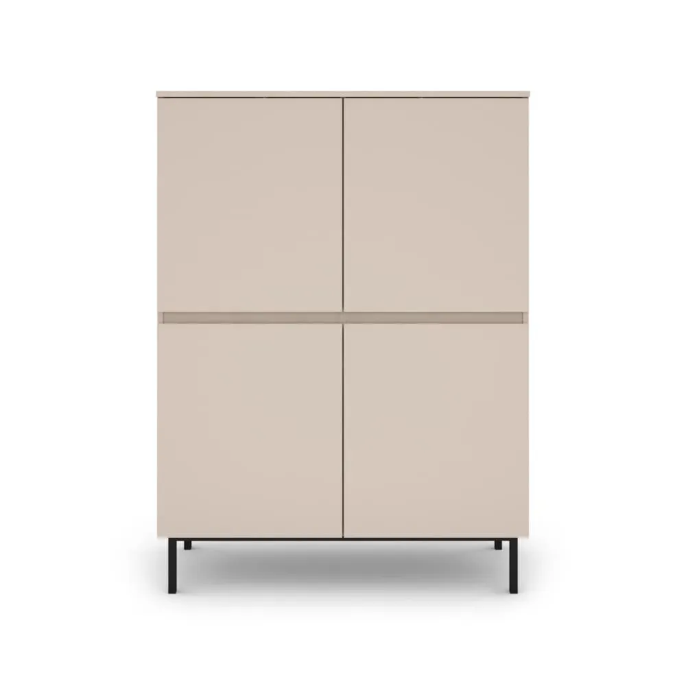 Buffet haut  cachemire 4 portes 100cm