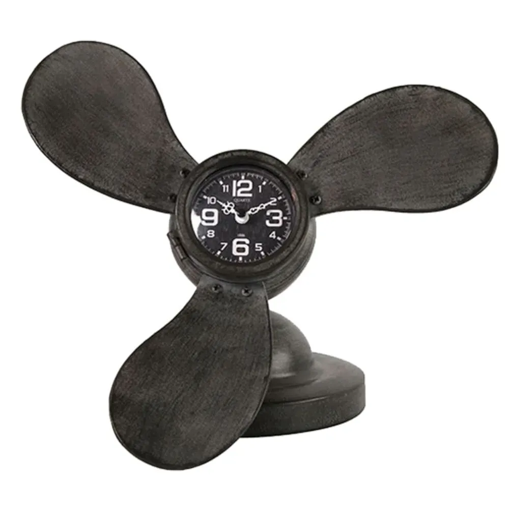 Pendule en métal Vintage 25 x 17 x 17 cm - à poser