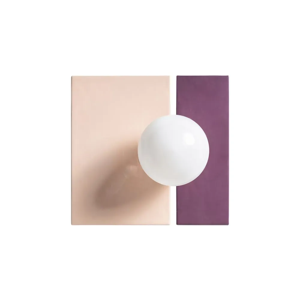 Lampe de mur en fer doré, 30x18x30cm