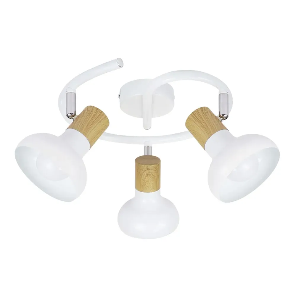 Spot de plafond, métal, L:25, blanc