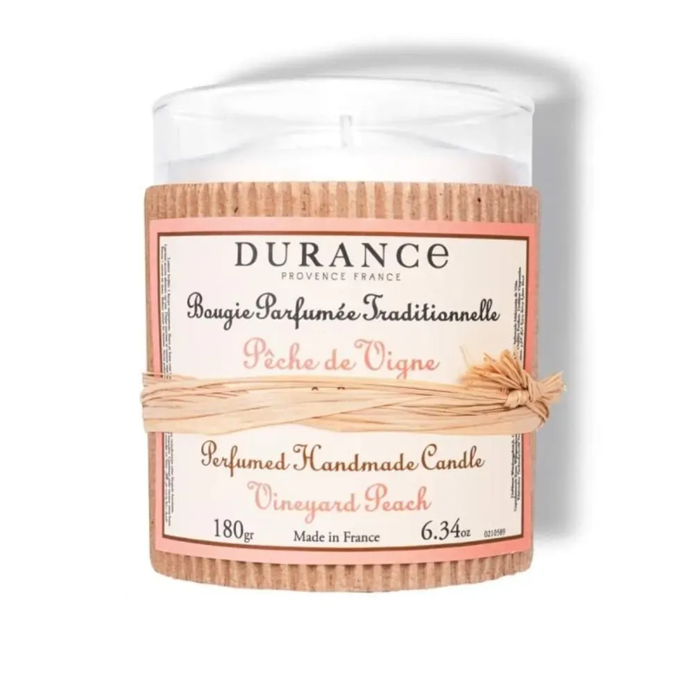 Bougie parfumée pêche de vigne
