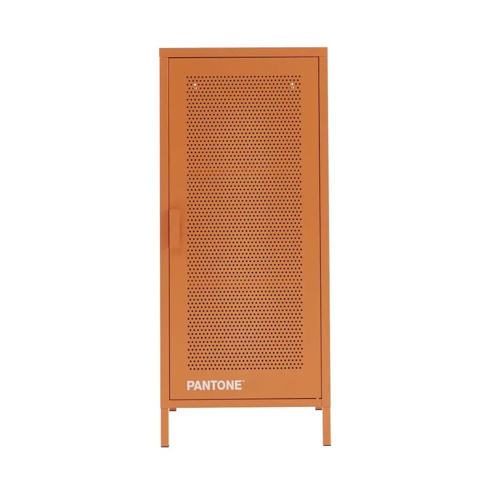 Caisson de bureau métal orange h105cm