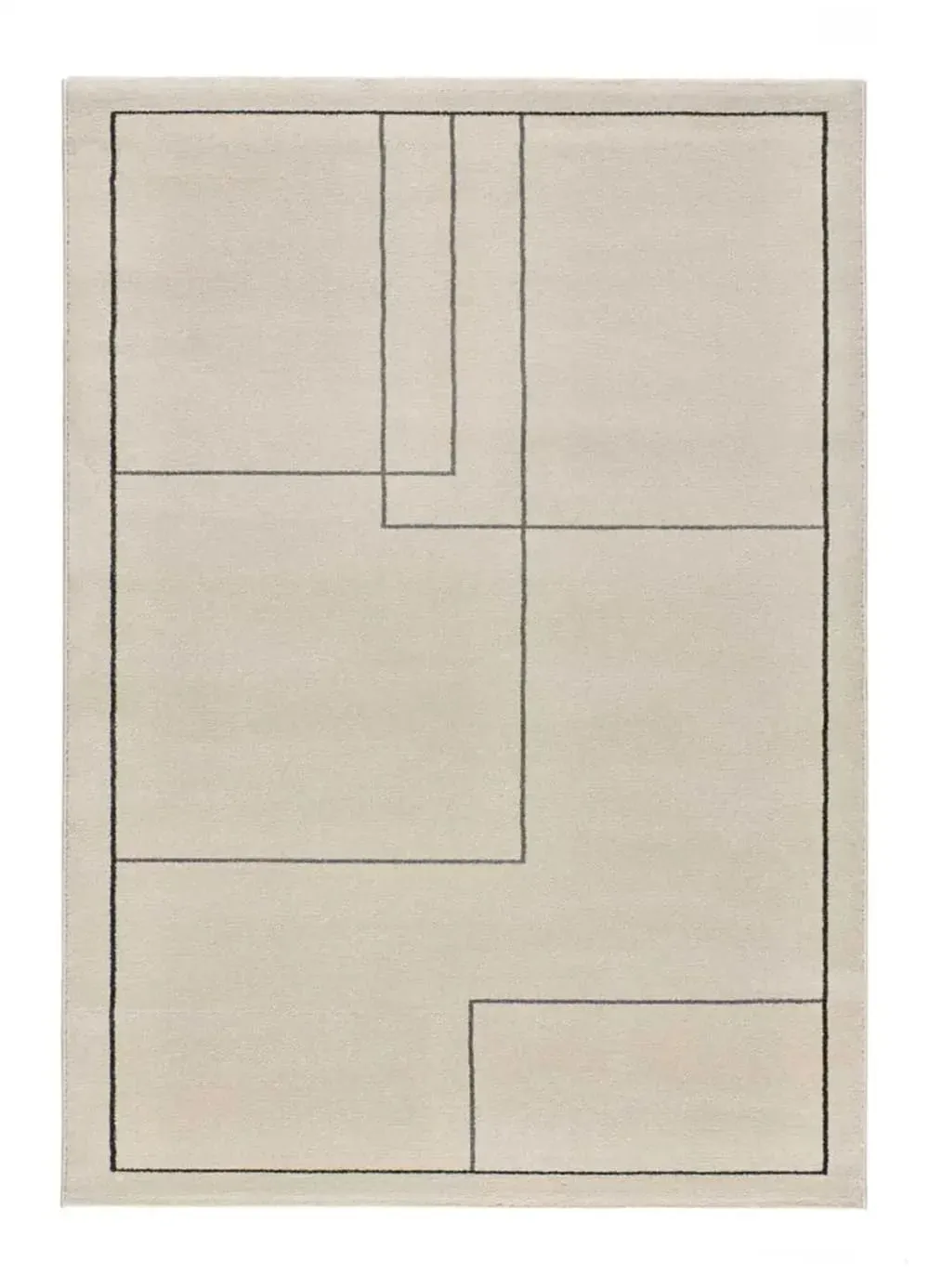 Tapis abstrait multicolore 160x230 cm