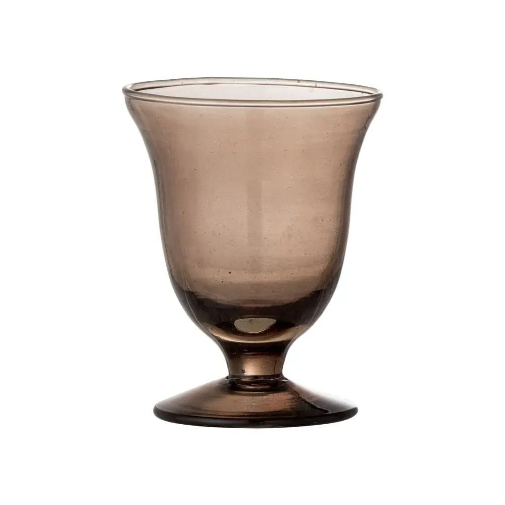 Verre à vin en verre recyclé marron H10