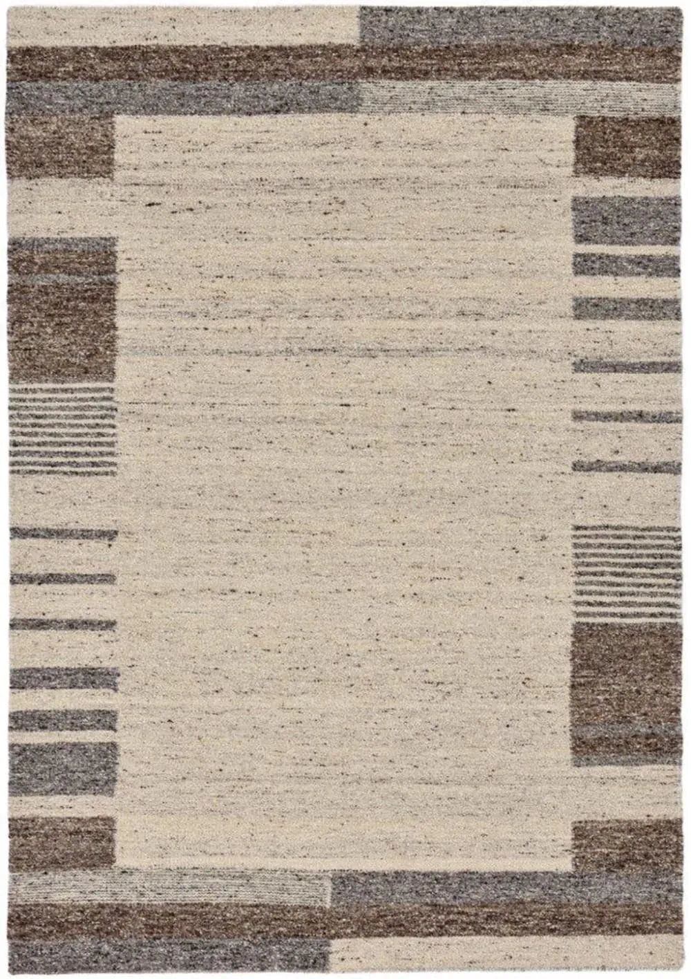 Tapis naturel tissé à la main Beige 70x140 cm
