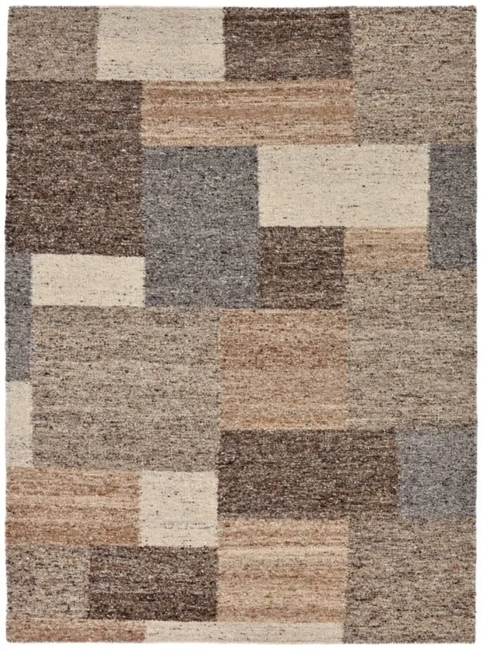 Tapis naturel tissé à la main Beige 70x140 cm