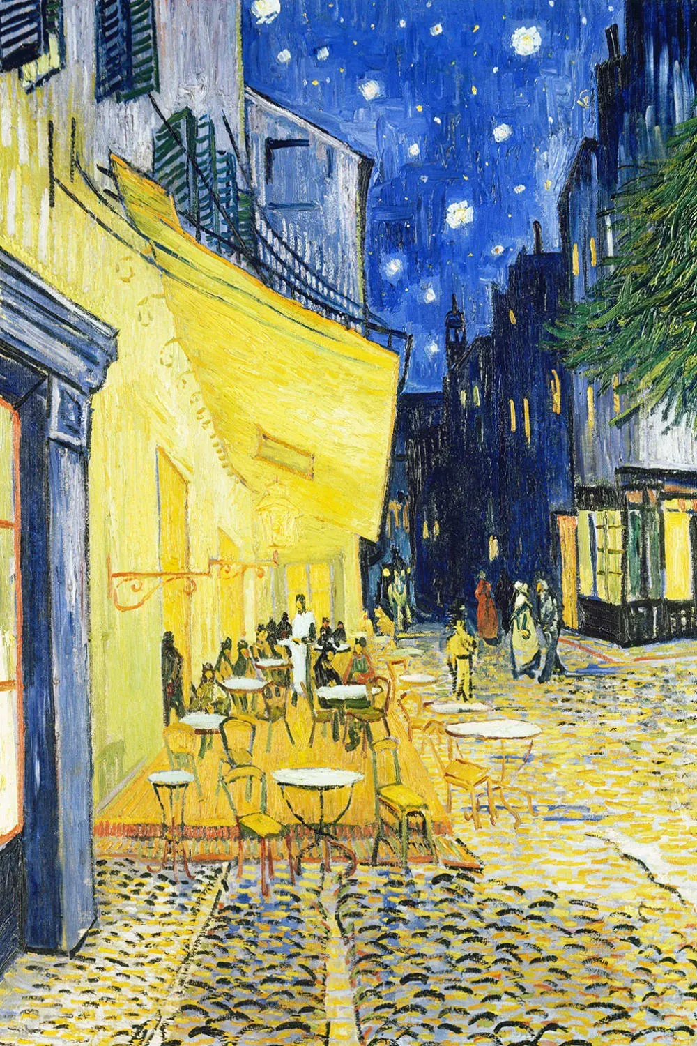 Tableau le café Arles par Vincent Van Gogh imprimé sur toile 40x60 cm