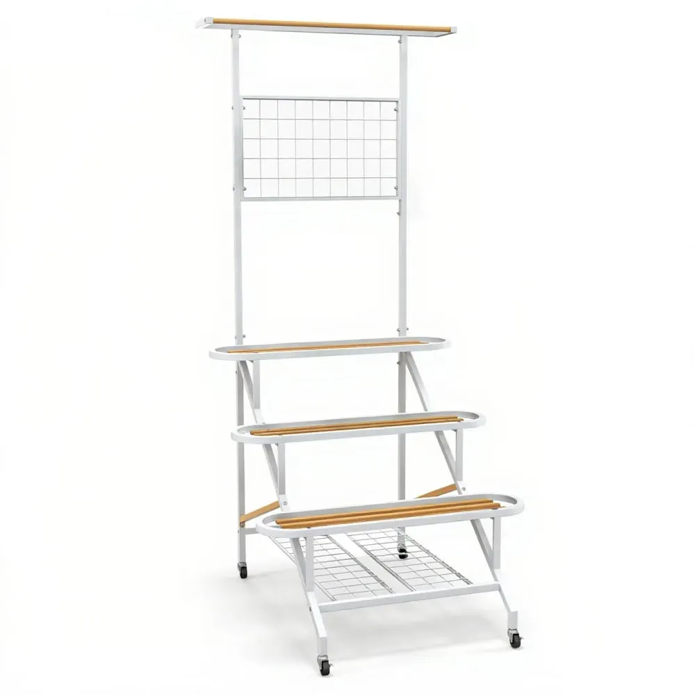 Étagère à plante 3 niveaux support 80 x 85 x 175,5 cm