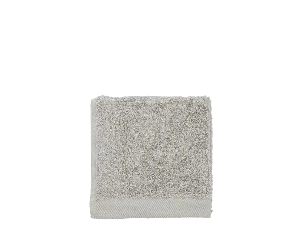 Serviette en coton bio gris clair 50x100cm