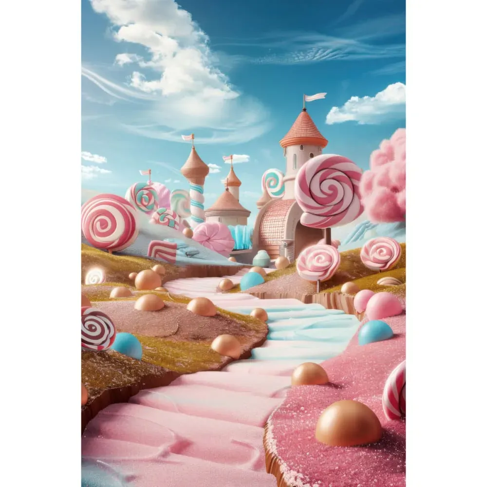 Tableau sur toile paysage sucré 30x45