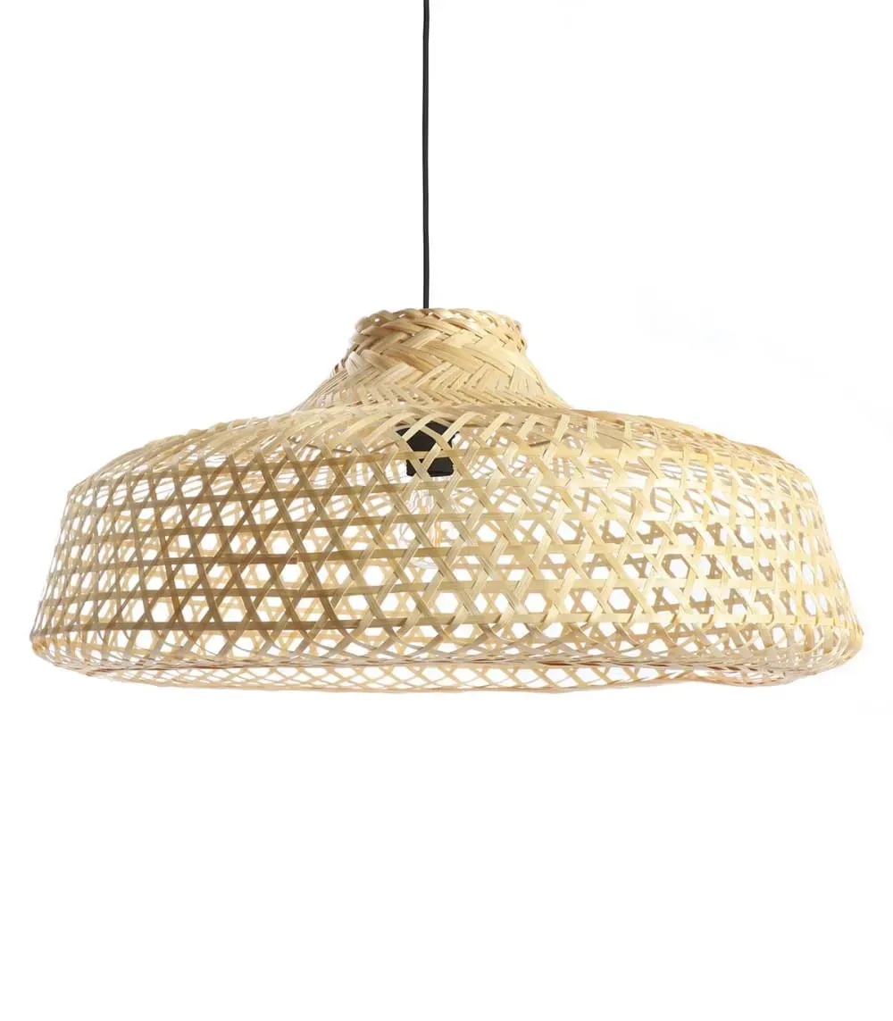 suspension en bambou naturel, d. 0 cm