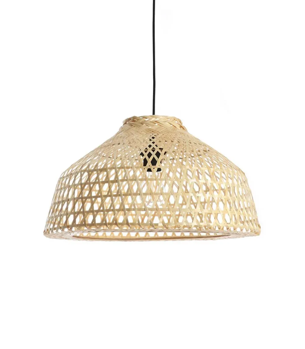 suspension en bambou naturel, d. 0 cm