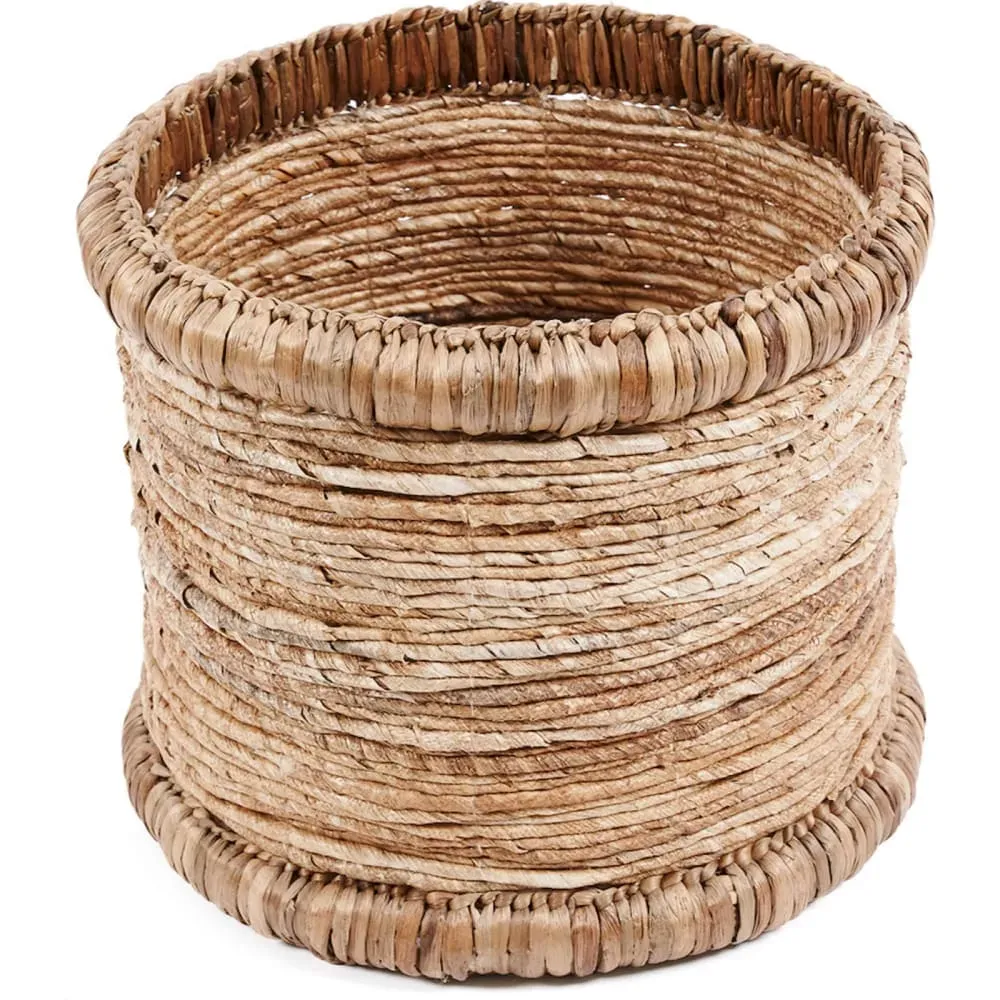 Panier Chuka en feuille de bananier Beige