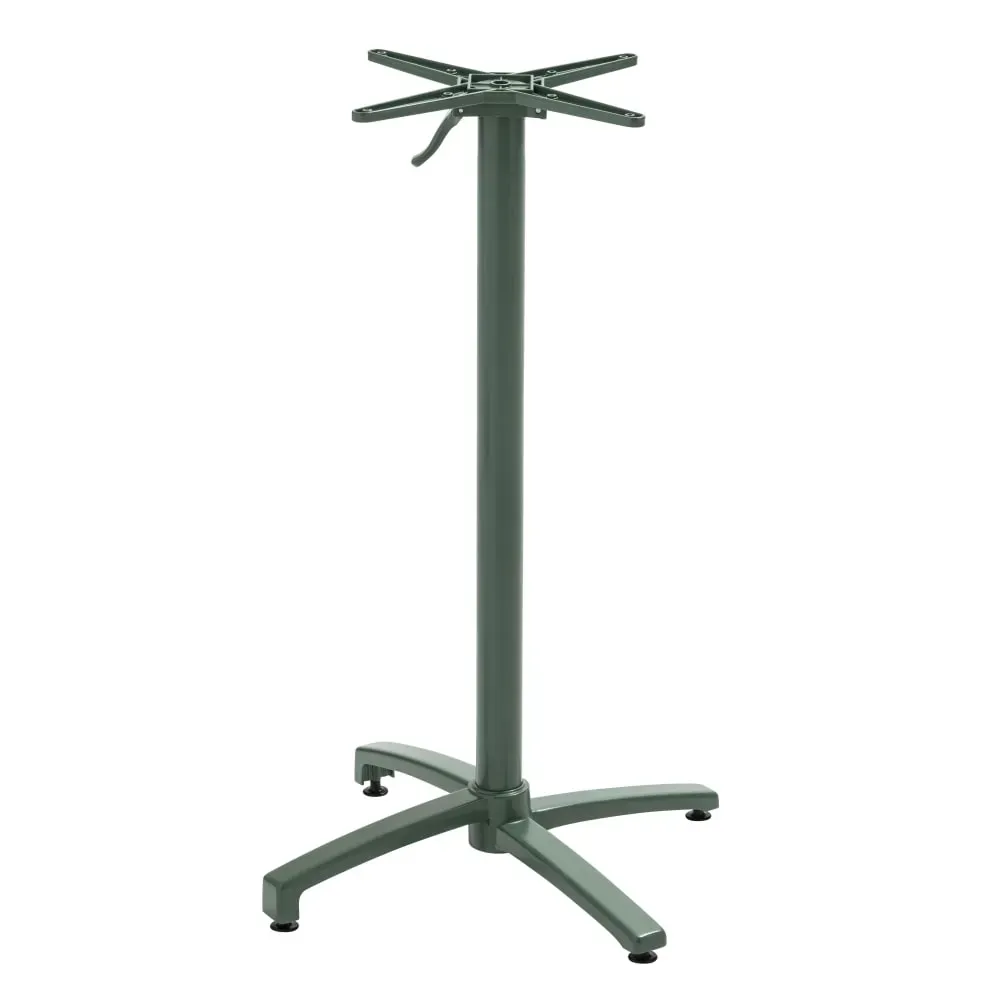 Pied pour table inclinable 108 cm en aluminium vert foncé Klipo