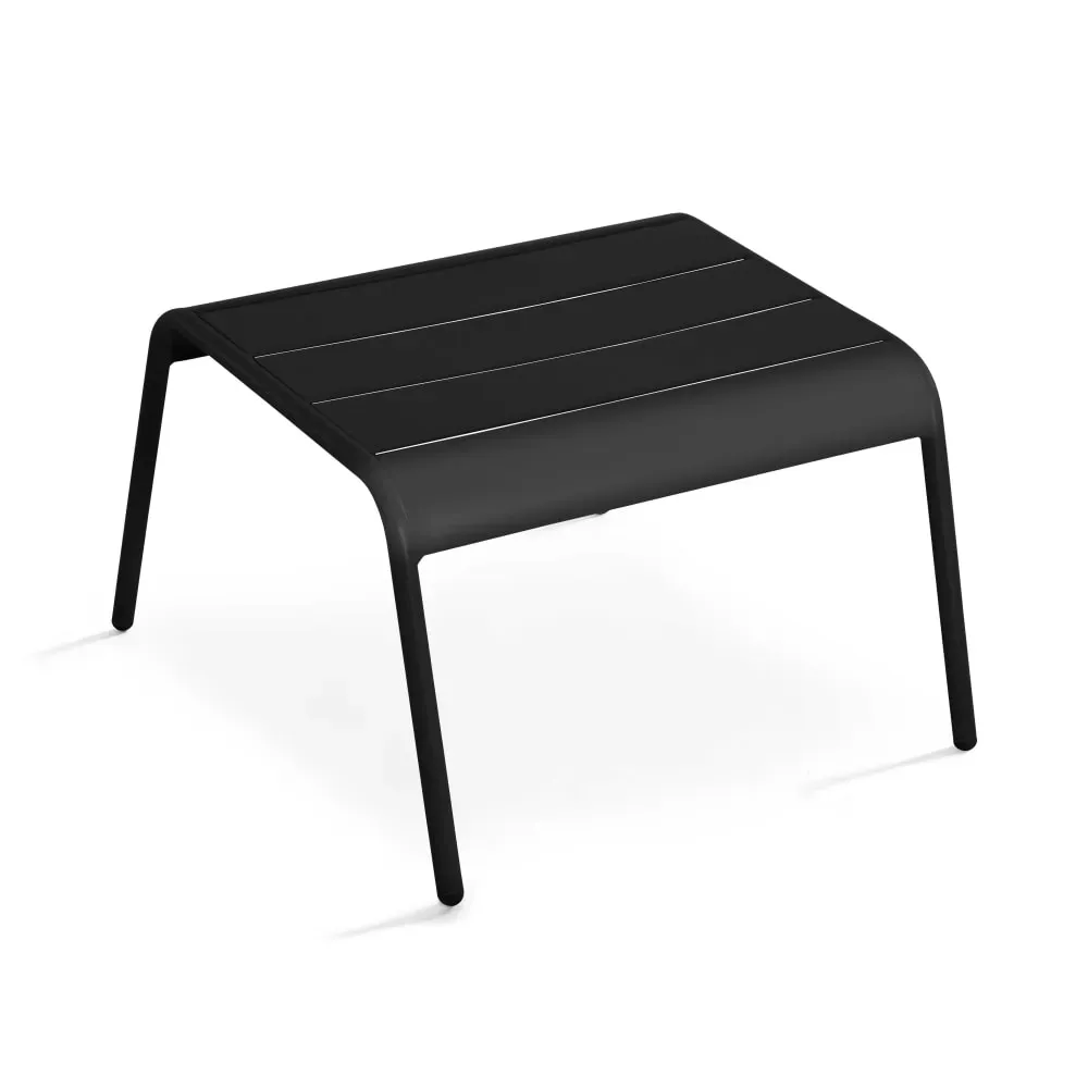 Repose pied en métal noir