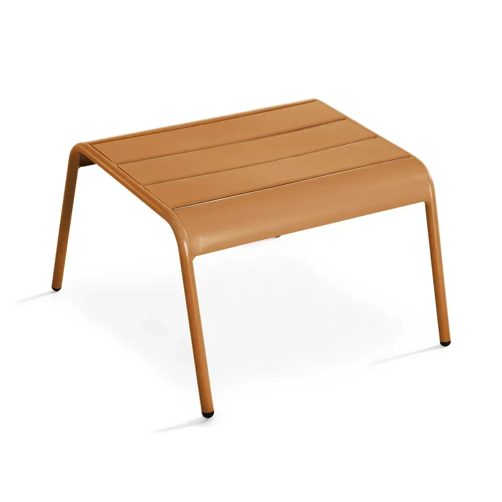 Repose pied en métal Caramel