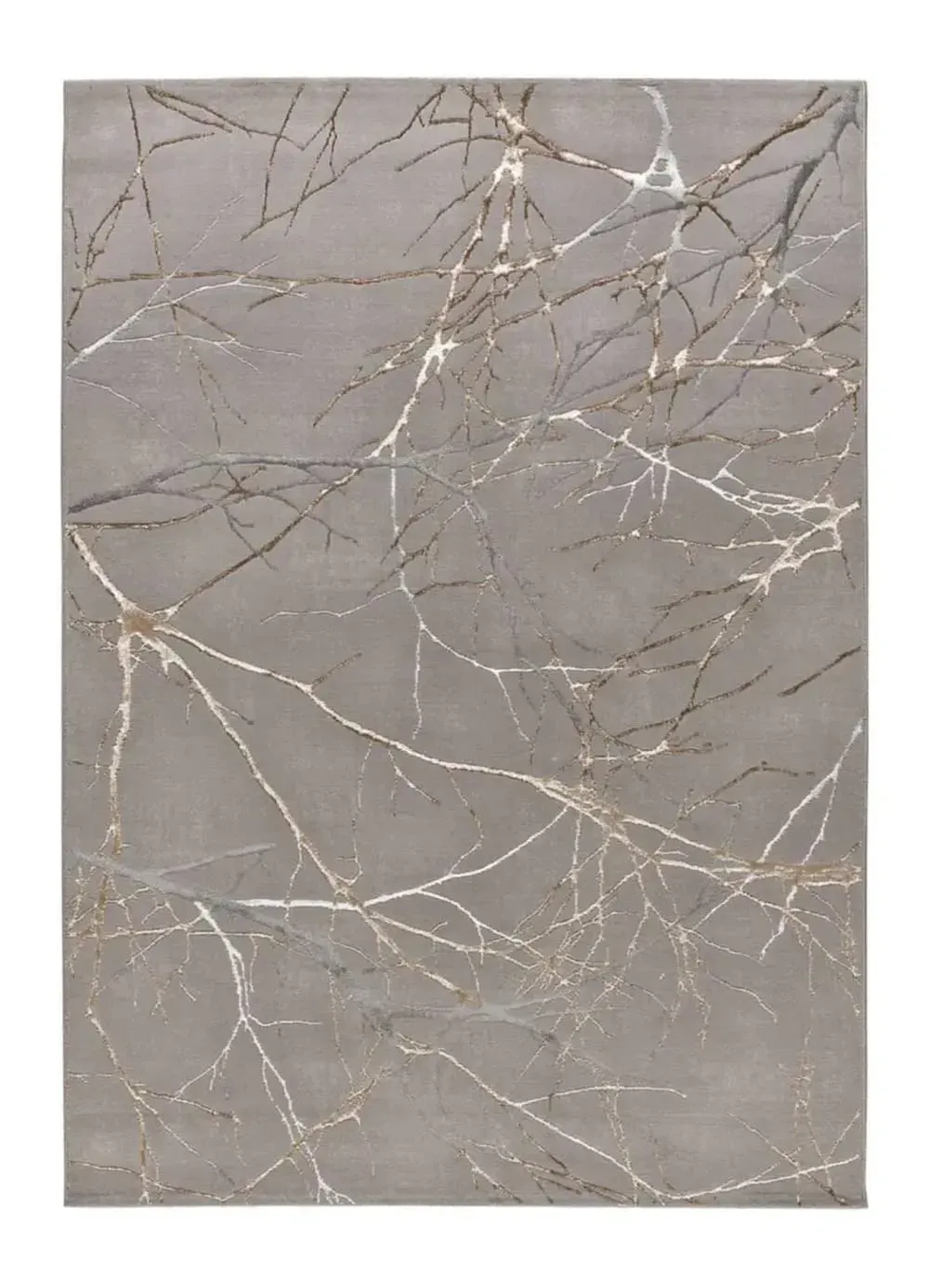 Tapis effet marbre gris 80x150 cm