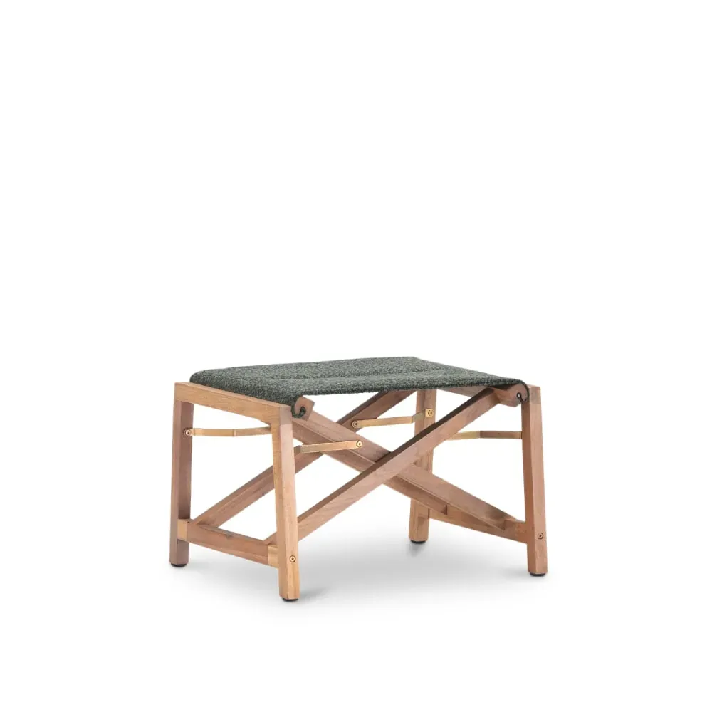 Repose-pieds en bois vert