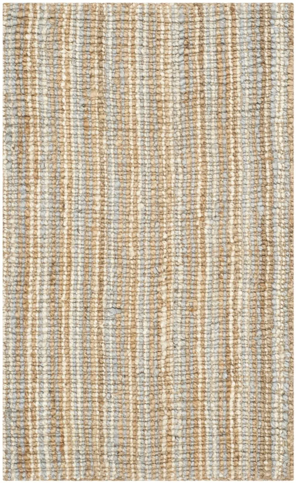 Tapis jute gris/naturel 76 x 122 cm