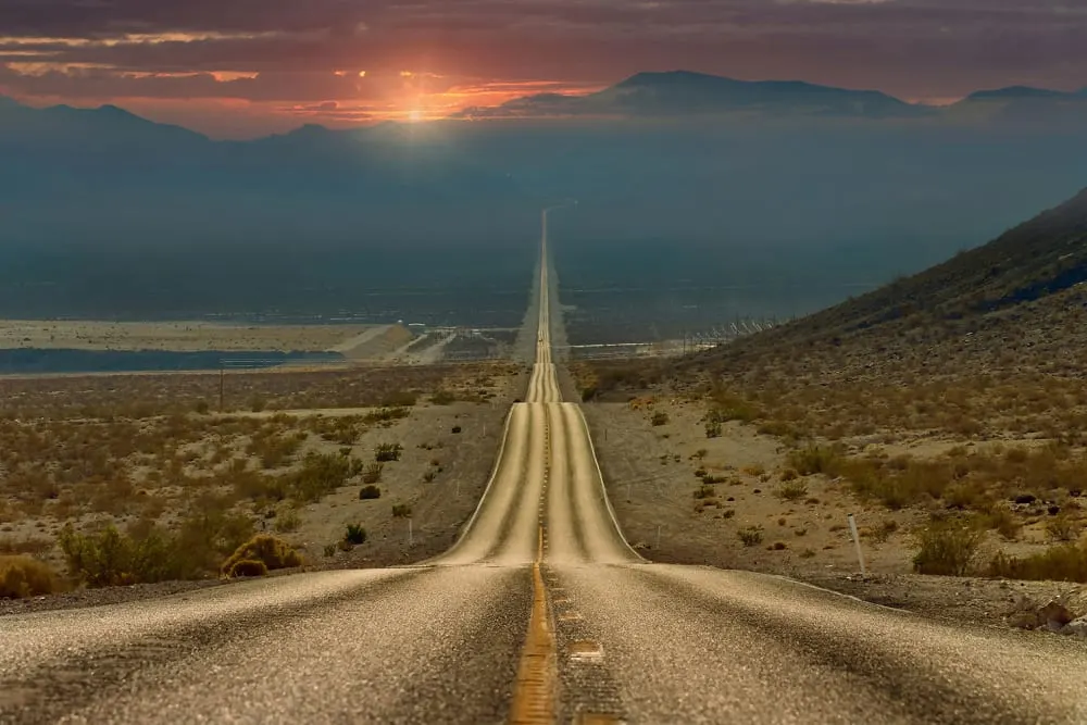 Tableau roadtrip impression sur aluminium 120x80 cm