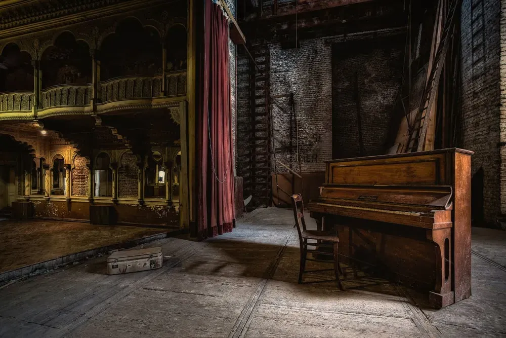 Tableau show interrompu toile imprimée 120x80 cm