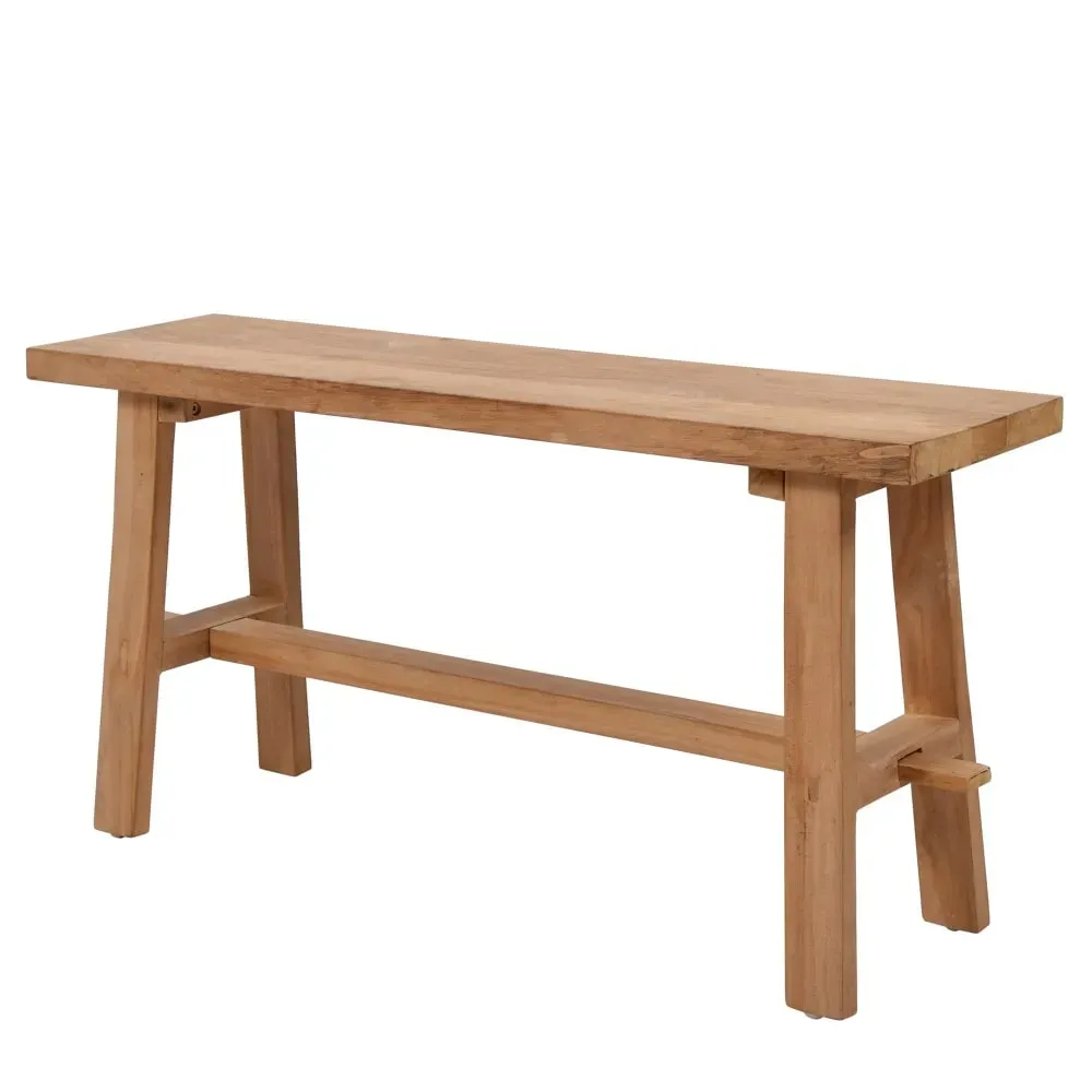 Banc entrée chambre en bois massif de teak