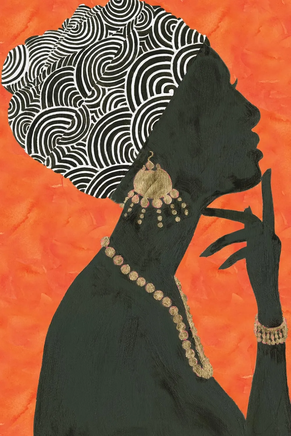 Tableau d'art gracieuse majesté i  imprimé sur toile 60x90 cm