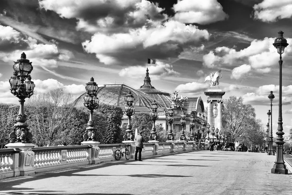 Tableau paris verrière du grand palais  imprimé sur toile 90x60 cm