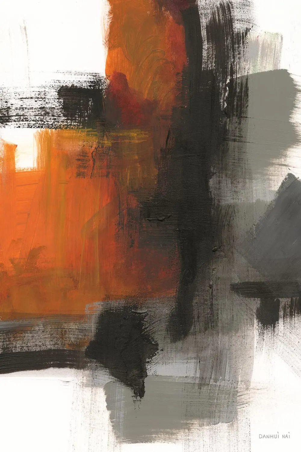 Tableau abstrait azoïque doré i  imprimé sur toile 60x90 cm
