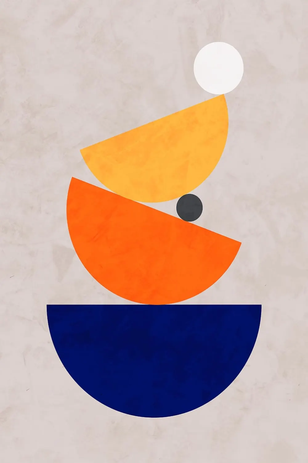 Tableau bleu de chine  imprimé sur toile 60x90 cm