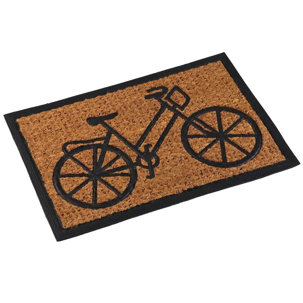 Paillasson coco et caoutchouc vélo 60x40x2cm