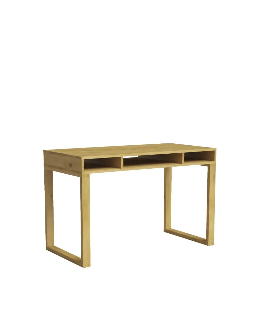 Bureau en bois massif de sapin naturel