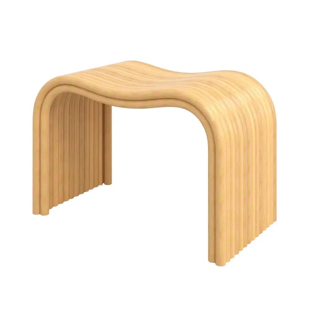 Tabouret en rotin naturel 68 cm